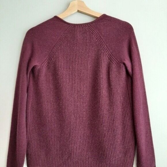 GAP 100% Cashmere Soft Open Front Cardigan Sweater Purple Sz XS - Picture 7 of 10